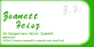 zsanett heisz business card